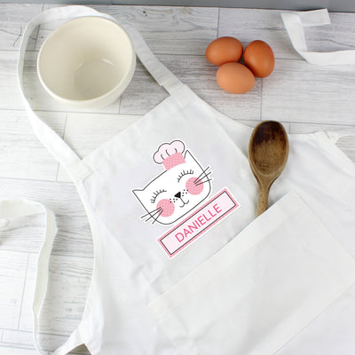 Personalised Cat Children's Apron - Shop Personalised Gifts