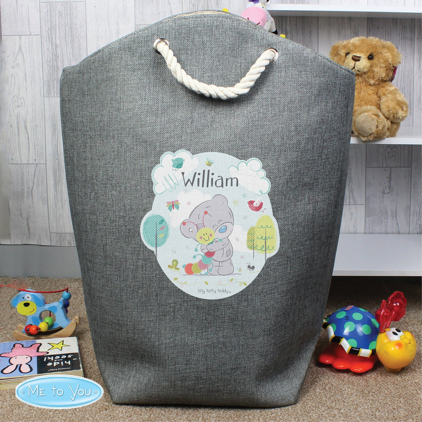 Personalised Tiny Tatty Teddy Cuddle Bug Storage Bag - Shop Personalised Gifts