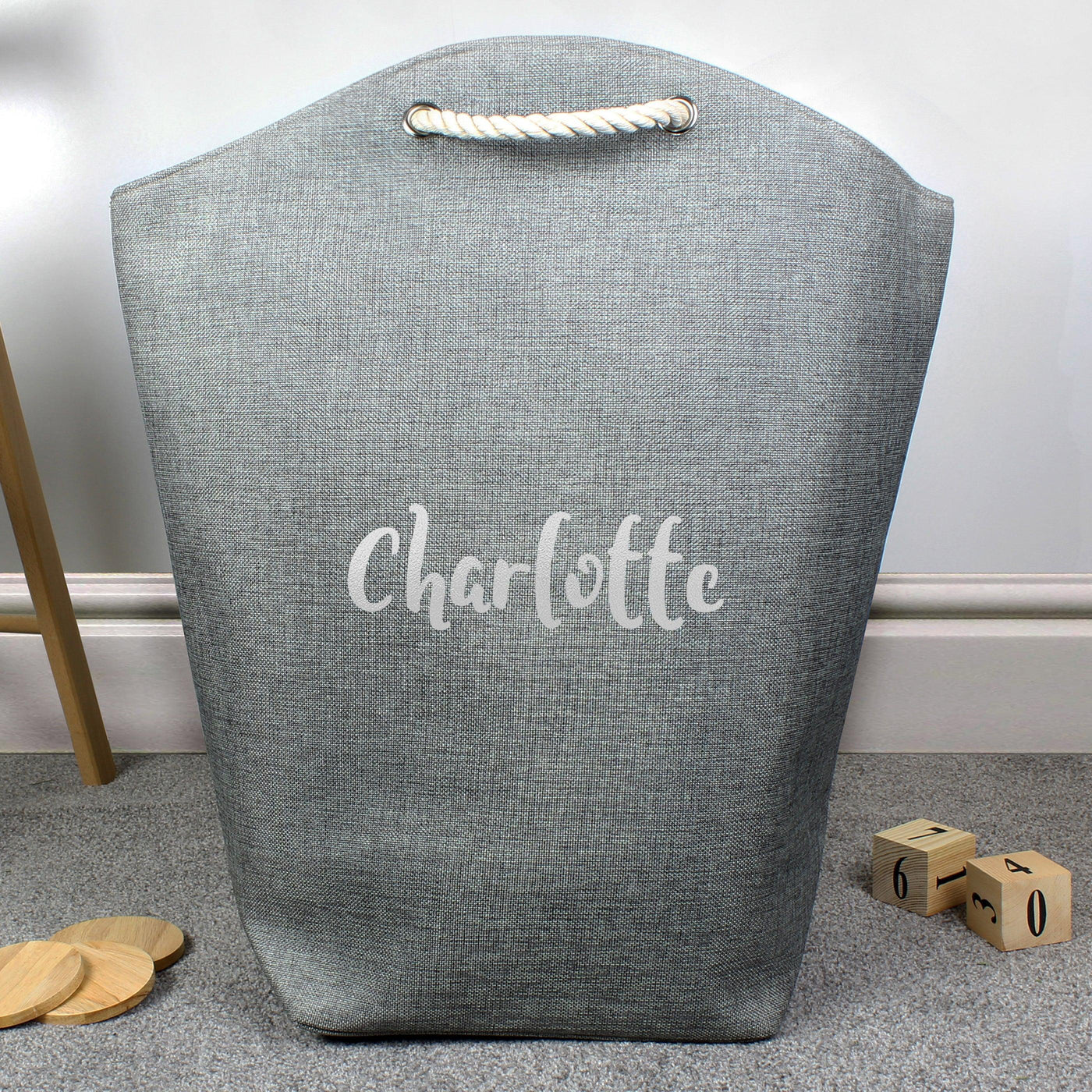 Personalised Silver Name Storage Bag - Shop Personalised Gifts