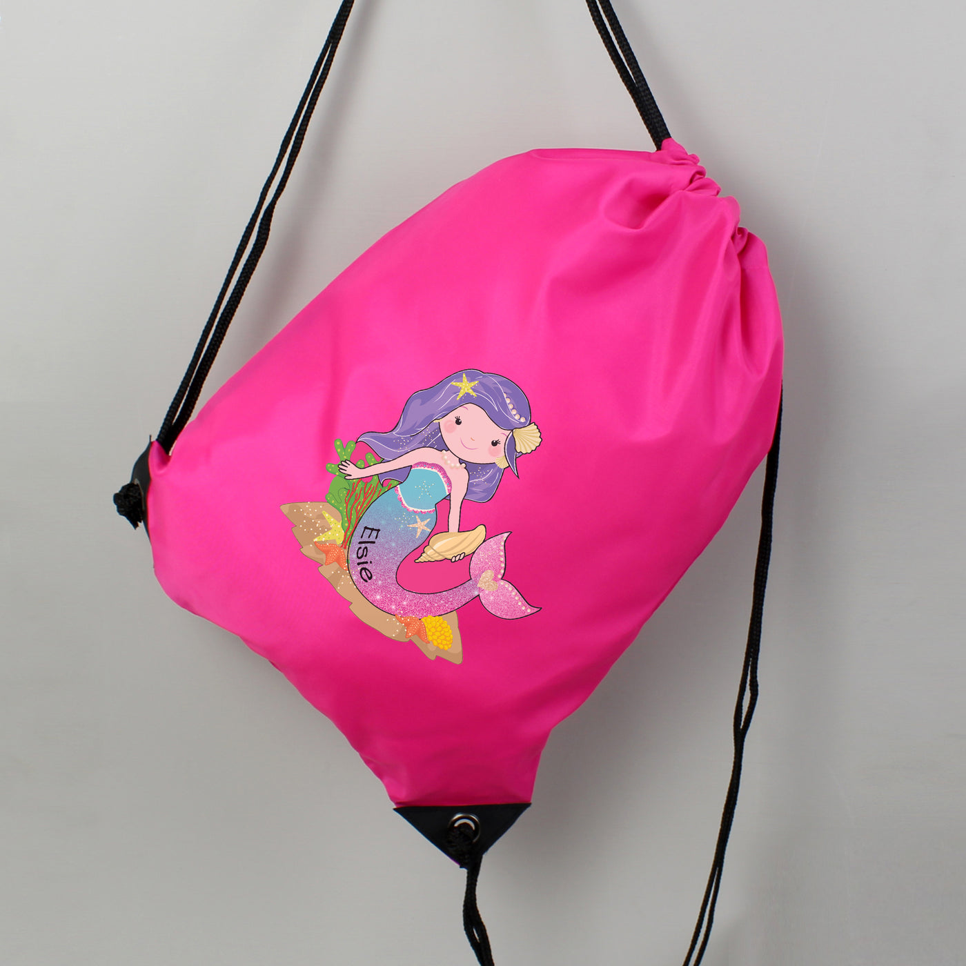 Personalised Mermaid Pink Kit Bag