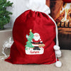 Personalised Santa Luxury Pom Pom Red Sack - Shop Personalised Gifts