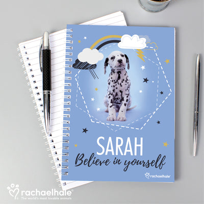 Personalised Rachal Dalmatian A5 Notebook