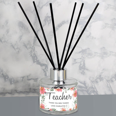 Personalised Floral Sentimental Reed Diffuser - Shop Personalised Gifts