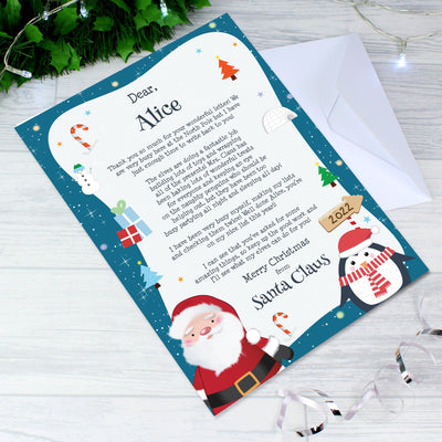 Personalised Christmas Penguin Letter - Shop Personalised Gifts
