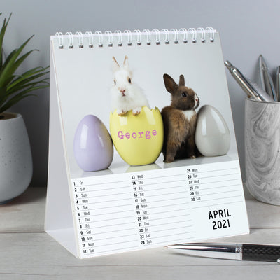 Personalised Cute Animals Desk Calendar - Shop Personalised Gifts