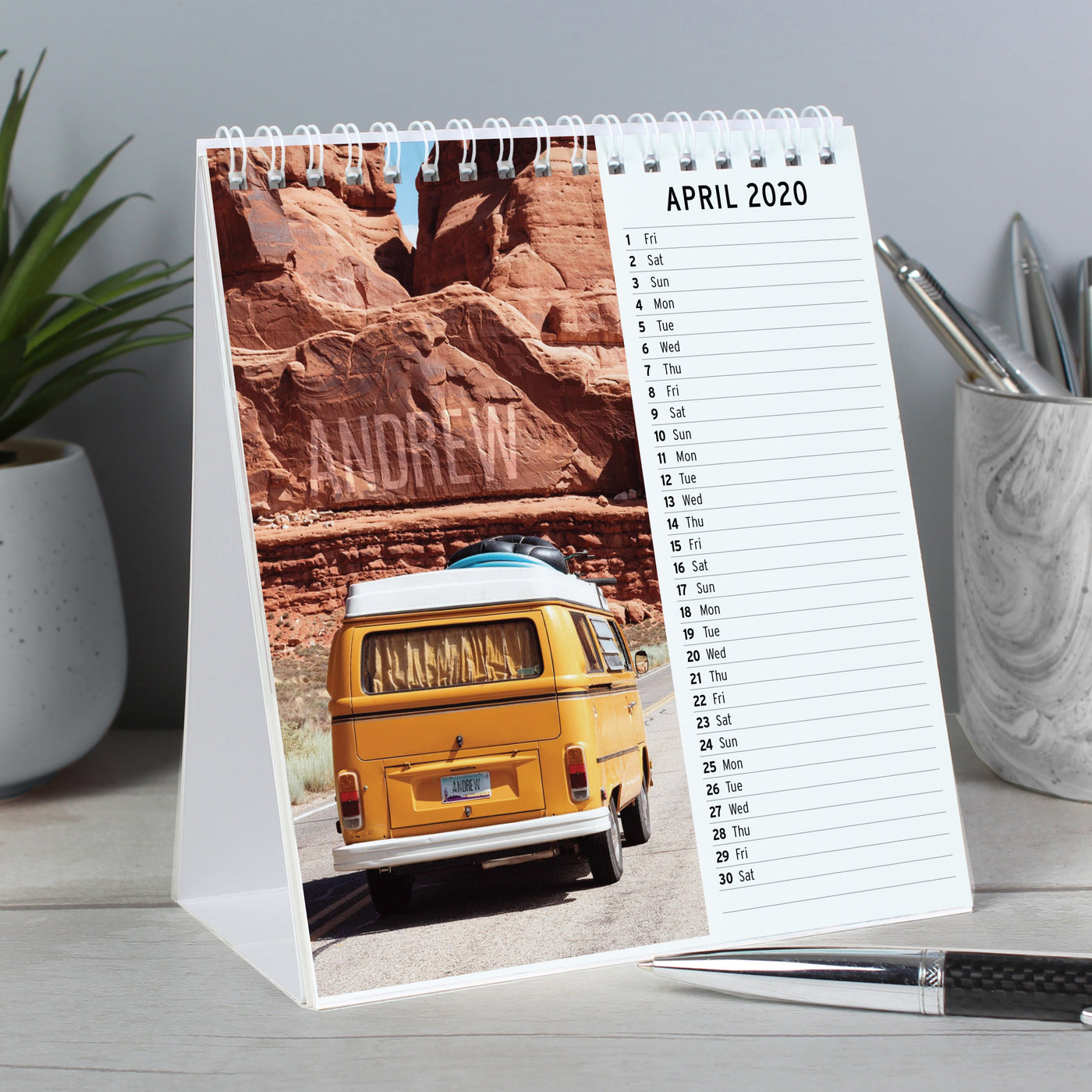 Personalised Outdoors Desk Calendar - Shop Personalised Gifts