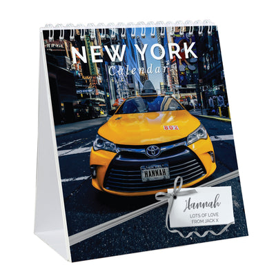 Personalised New York Desk Calendar - Shop Personalised Gifts