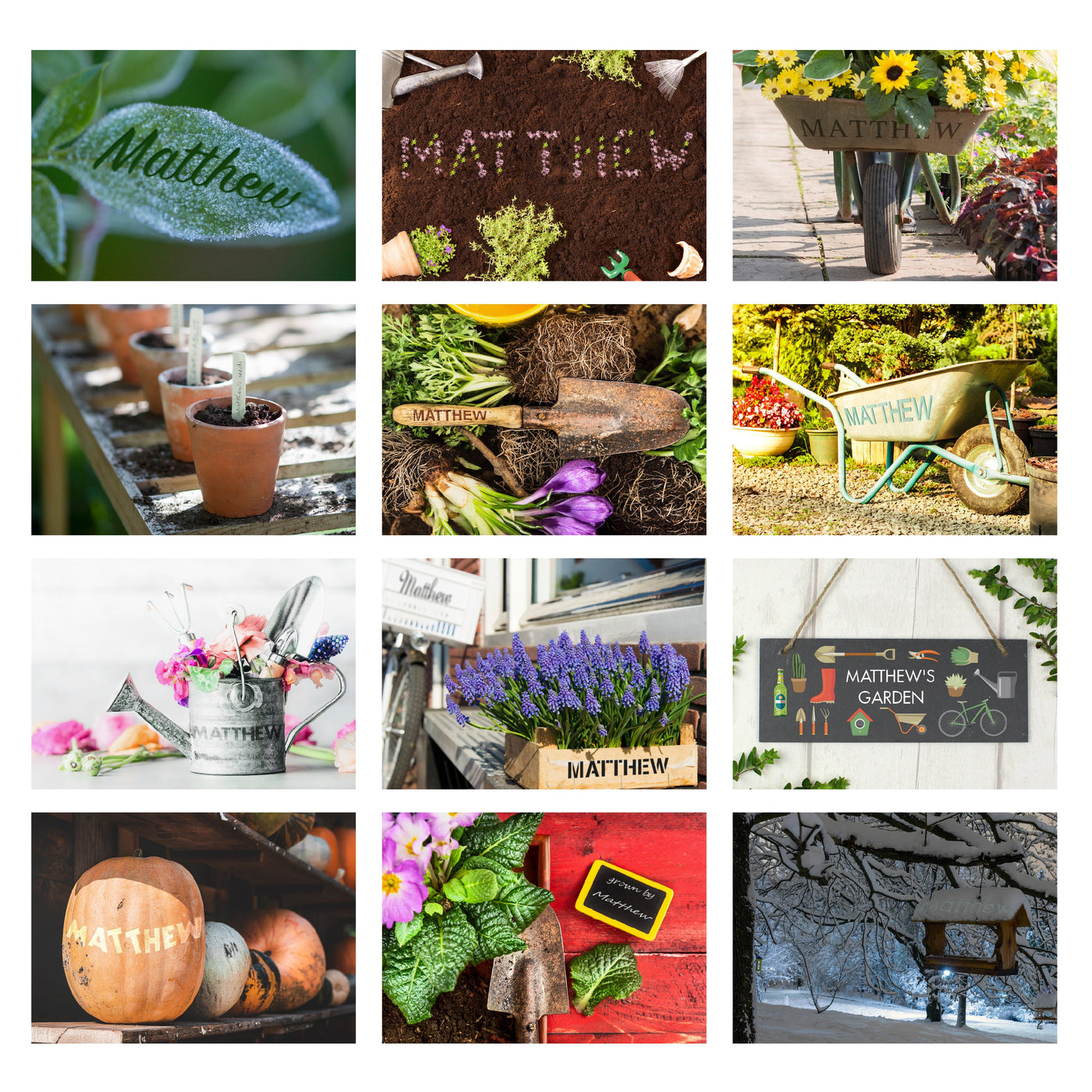 Personalised Gardening Desk Calendar - Shop Personalised Gifts