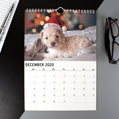 Personalised A4 Cute Animals Calendar - Shop Personalised Gifts