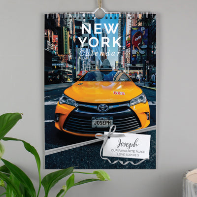 Personalised A4 New York Calendar - Shop Personalised Gifts