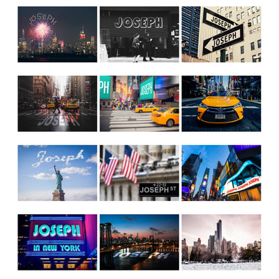 Personalised A4 New York Calendar - Shop Personalised Gifts