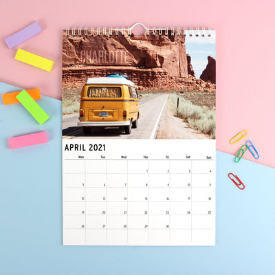 Personalised A4 Great Outdoors Calendar - Shop Personalised Gifts