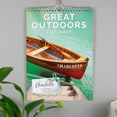 Personalised A4 Great Outdoors Calendar - Shop Personalised Gifts