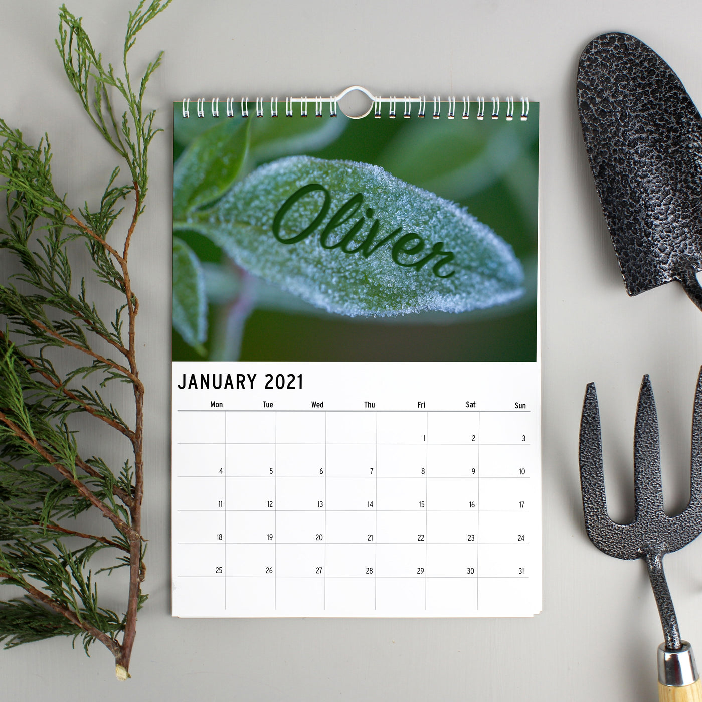 Personalised A4 Gardening Calendar - Shop Personalised Gifts