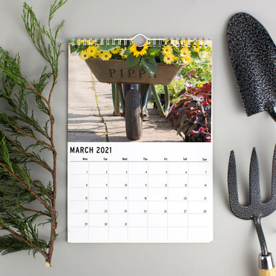 Personalised A4 Gardening Calendar - Shop Personalised Gifts