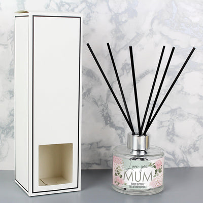 Personalised Abstract Rose Reed Diffuser - Shop Personalised Gifts