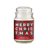 Personalised Christmas Large Scented Jar Wax Candle