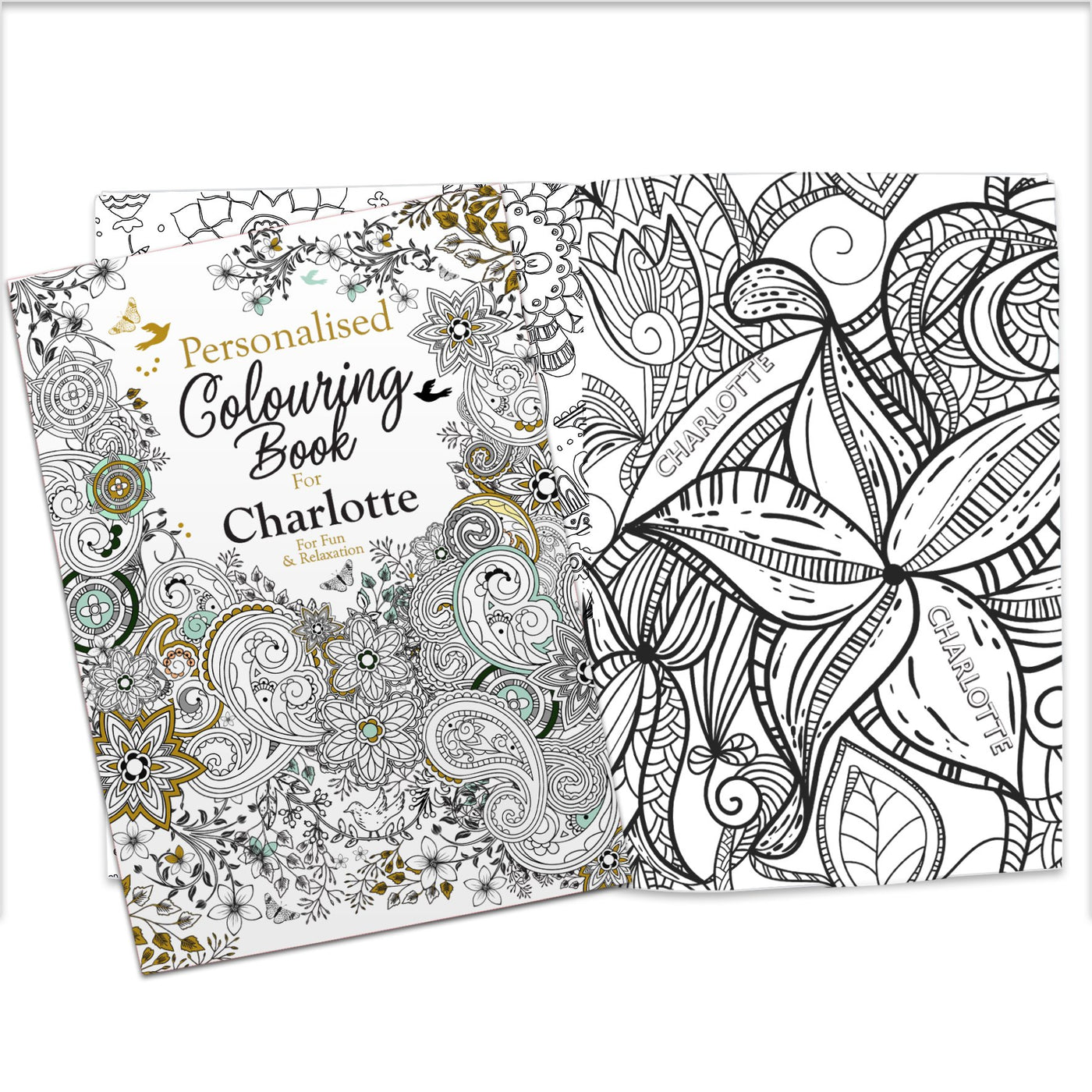 Personalised Botanical Colouring Book - Shop Personalised Gifts
