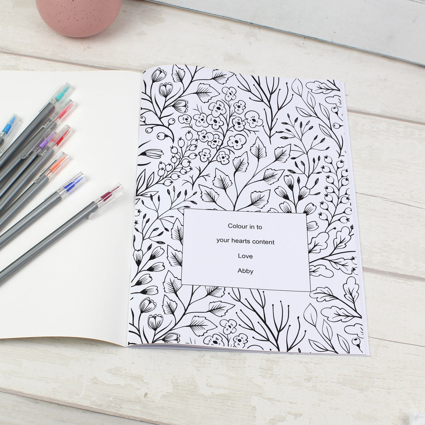 Personalised Botanical Colouring Book - Shop Personalised Gifts