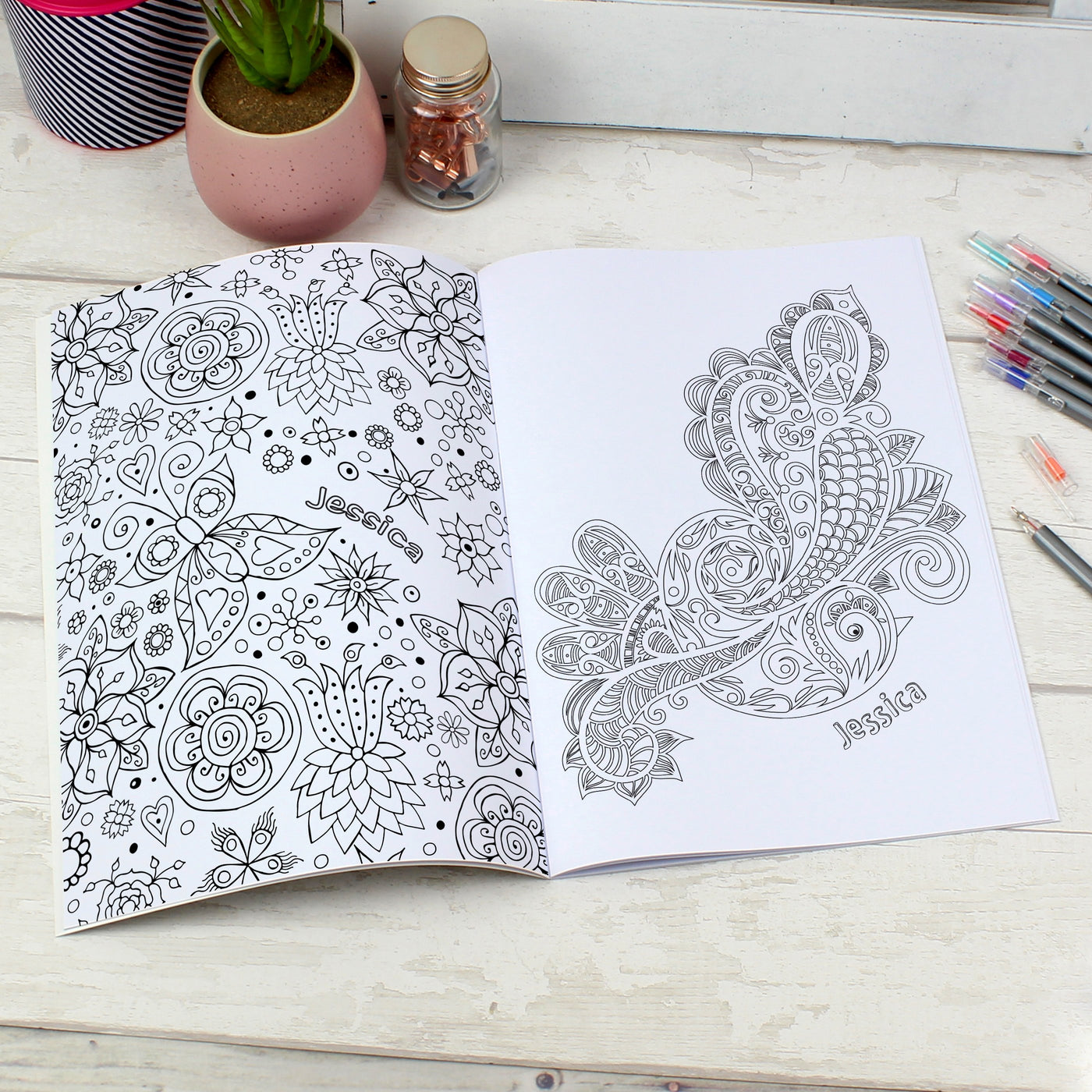 Personalised Botanical Colouring Book - Shop Personalised Gifts