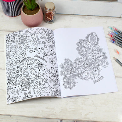 Personalised Botanical Colouring Book - Shop Personalised Gifts