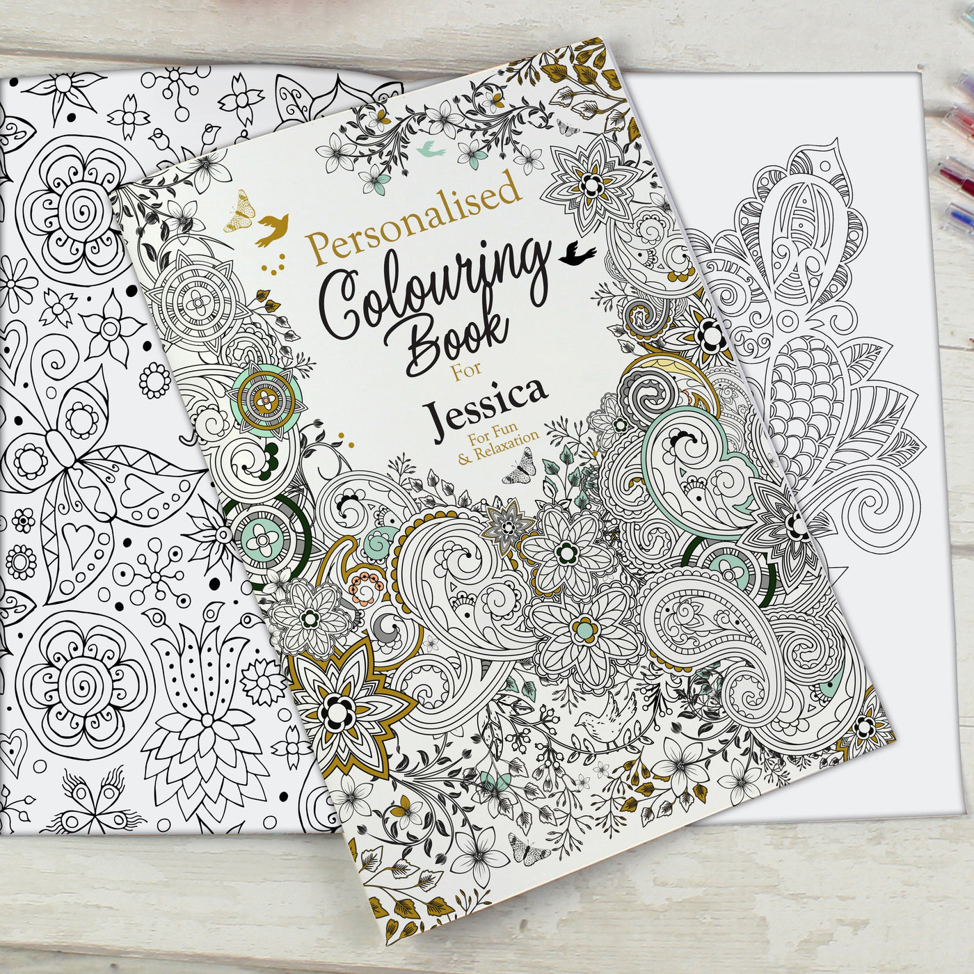 Personalised Botanical Colouring Book - Shop Personalised Gifts