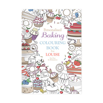 Personalised Baking Colouring Book - Shop Personalised Gifts