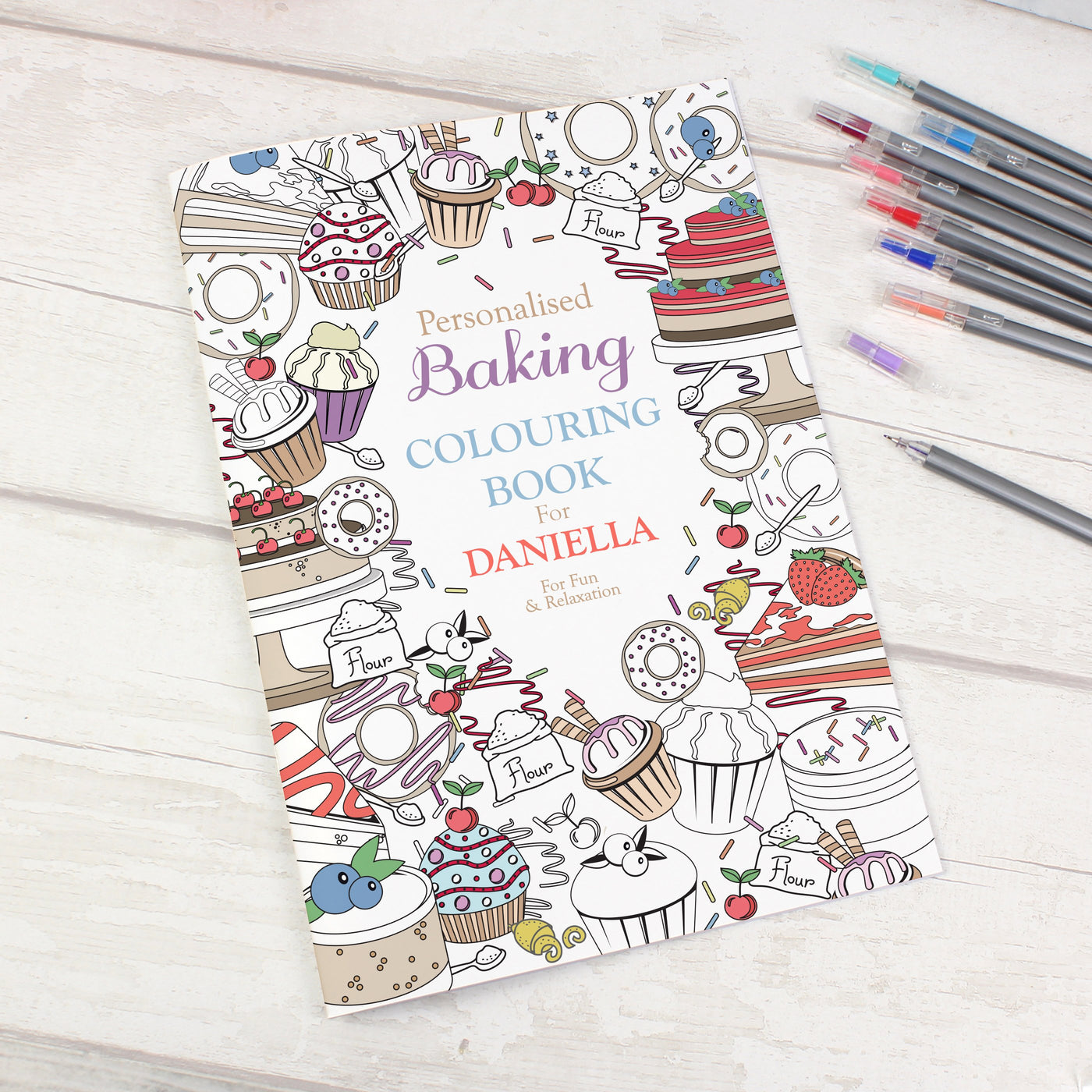 Personalised Baking Colouring Book - Shop Personalised Gifts