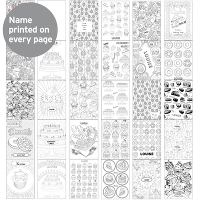 Personalised Baking Colouring Book - Shop Personalised Gifts