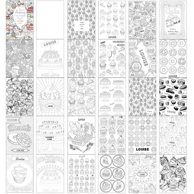 Personalised Baking Colouring Book - Shop Personalised Gifts