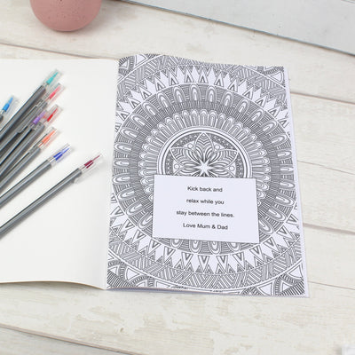 Personalised Mandala Colouring Book - Shop Personalised Gifts