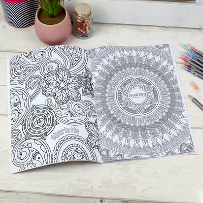 Personalised Mandala Colouring Book - Shop Personalised Gifts