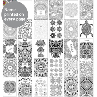 Personalised Mandala Colouring Book - Shop Personalised Gifts