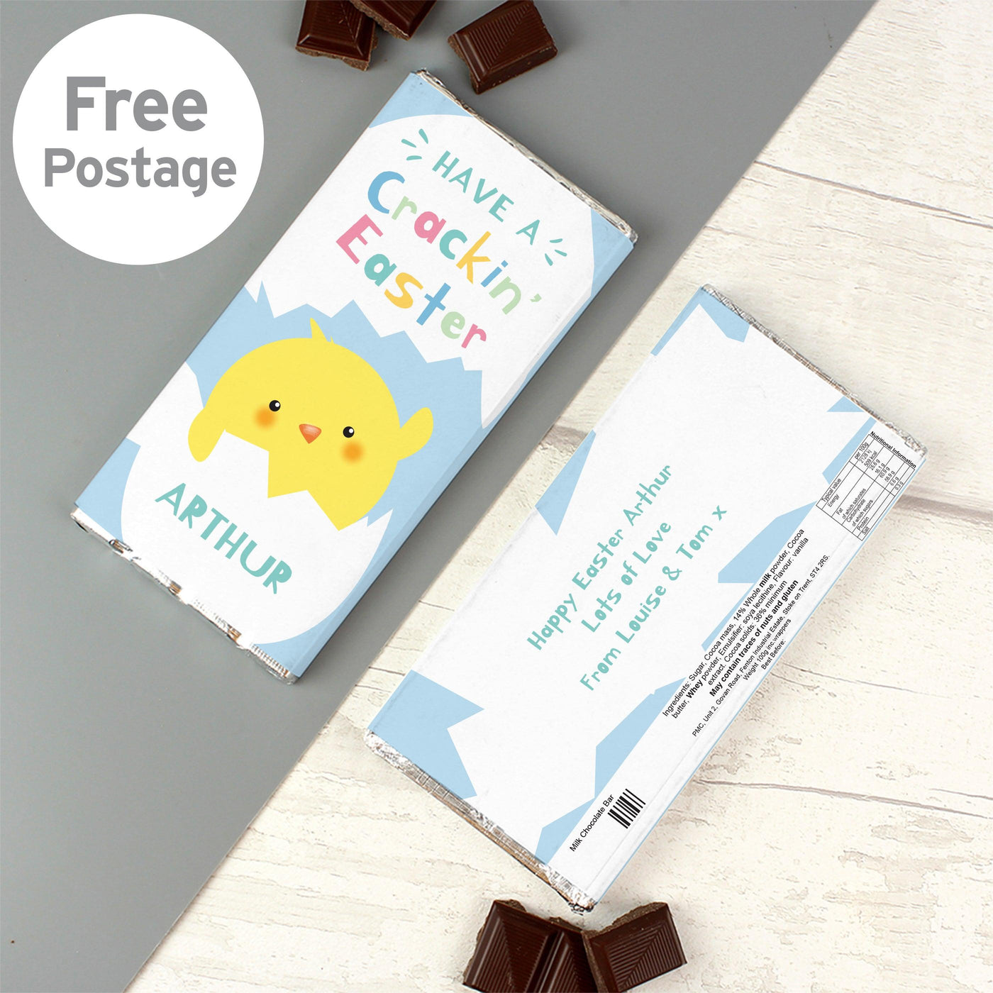 Personalised Have A Cracking Easter Milk Chocolate Bar - Shop Personalised Gifts