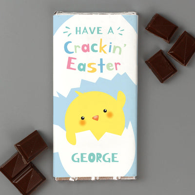 Personalised Have A Cracking Easter Milk Chocolate Bar - Shop Personalised Gifts