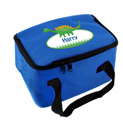 Personalised Dinosaur Blue Insulated Lunch Bag - Shop Personalised Gifts