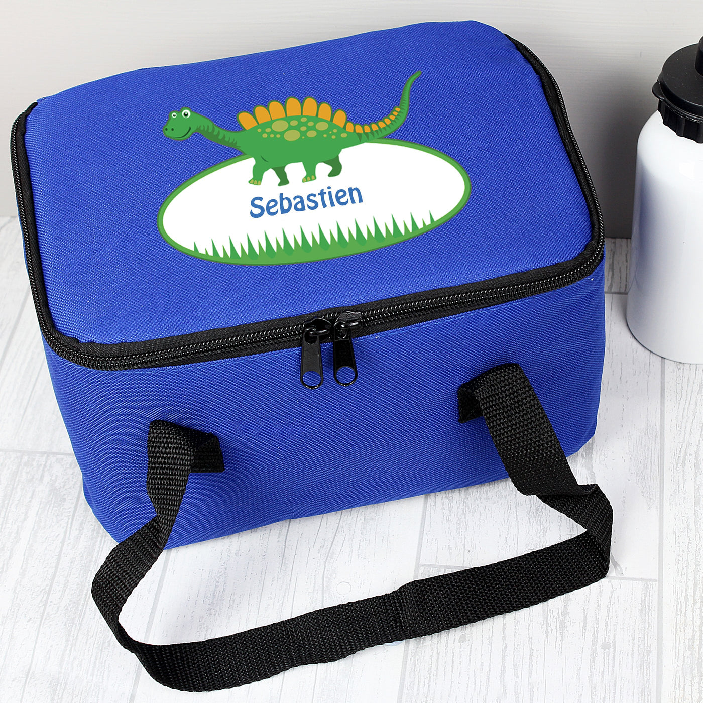 Personalised Dinosaur Blue Insulated Lunch Bag - Shop Personalised Gifts