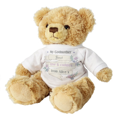 Personalised Garden Bloom Message Teddy Bear - Shop Personalised Gifts