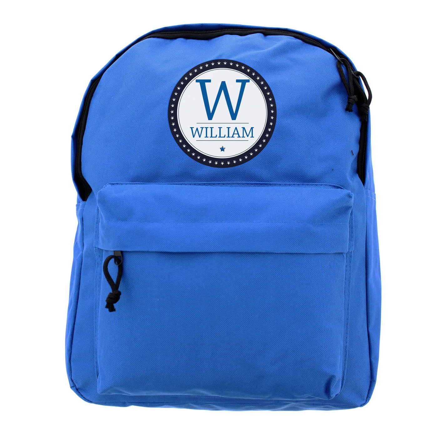 Personalised Star Name Blue Backpack - Shop Personalised Gifts