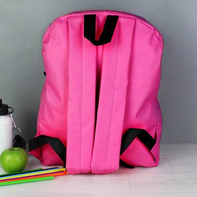 Personalised Rainbow Pink Backpack - Shop Personalised Gifts
