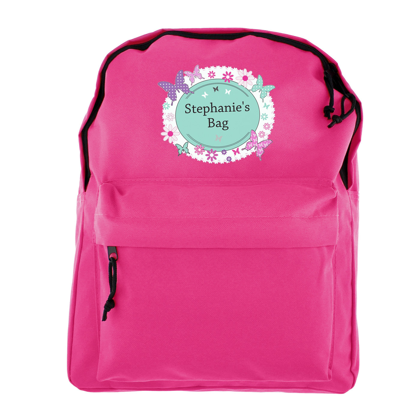 Personalised Butterfly Pink Backpack - Shop Personalised Gifts