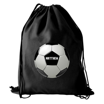 Personalised Football Black Swim & Kit Bag - Shop Personalised Gifts