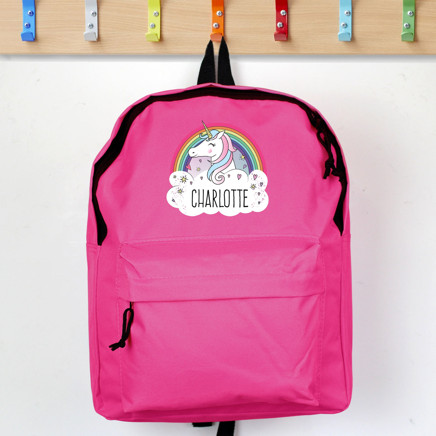 Personalised Unicorn Pink Backpack - Shop Personalised Gifts