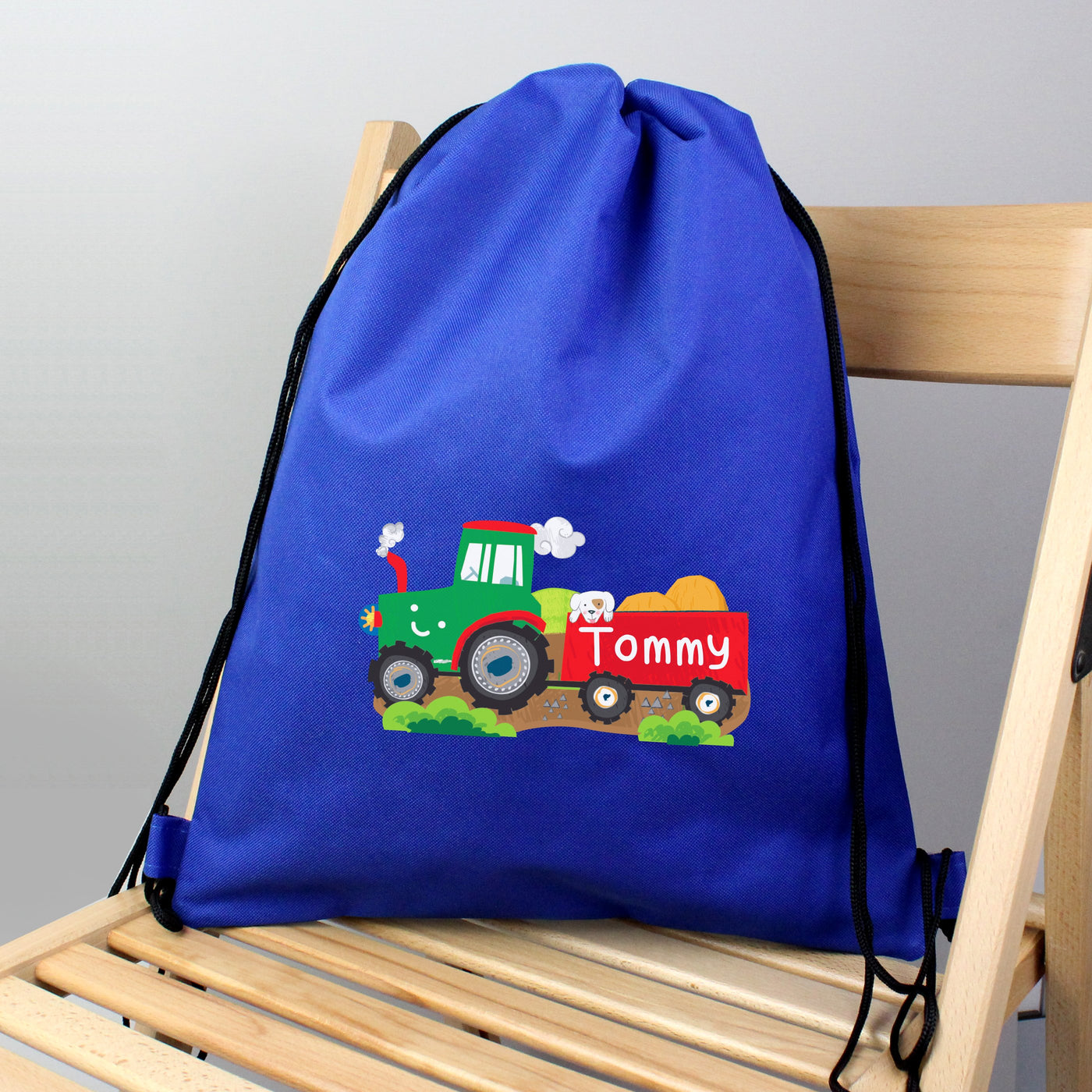 Personalised Tractor Blue Swim & Kit Bag - Shop Personalised Gifts