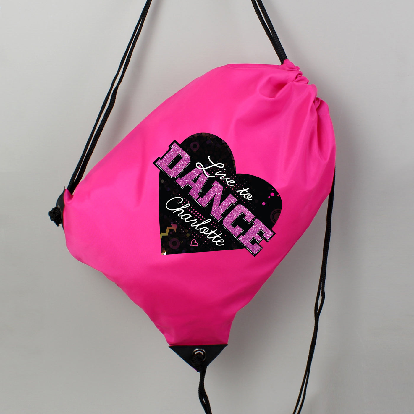 Personalised 'Live to Dance' Pink Kit Bag - Shop Personalised Gifts