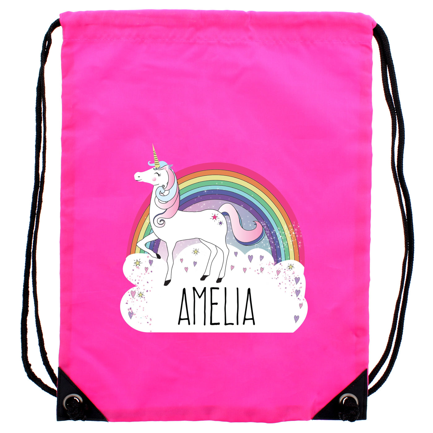 Personalised Unicorn Pink Kit Bag - Shop Personalised Gifts
