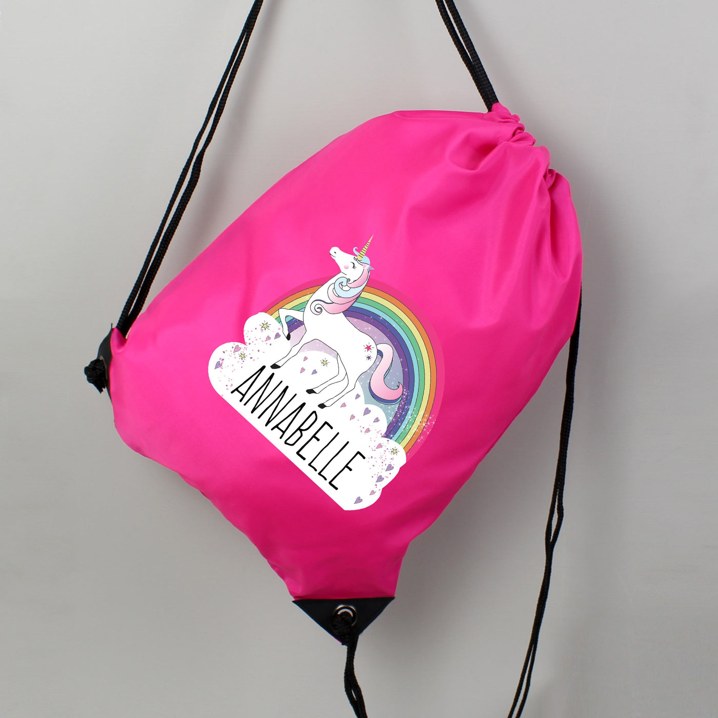 Personalised Unicorn Pink Kit Bag - Shop Personalised Gifts