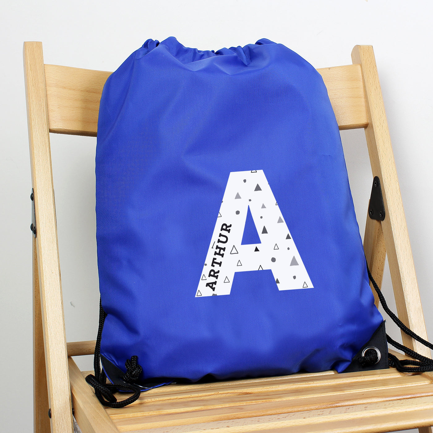 Personalised Initial Blue Kit Bag - Shop Personalised Gifts