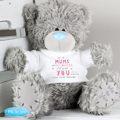 Personalised Me To You If...Were Flowers Teddy Bear - Shop Personalised Gifts