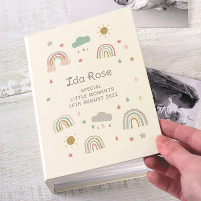 Personalised Rainbow 6x4 Photo Album with Sleeves - Shop Personalised Gifts